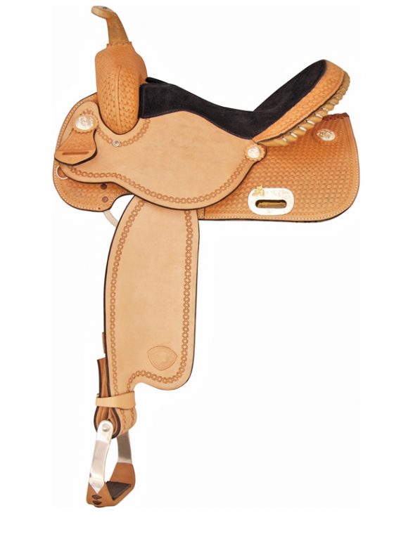 13inch to 16inch Tex Tan Finals Round Barrel Saddle 292220
