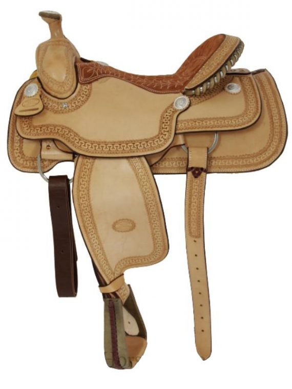 15.5inch_ 16inch Billy Cook Arena Roping Saddle 2144