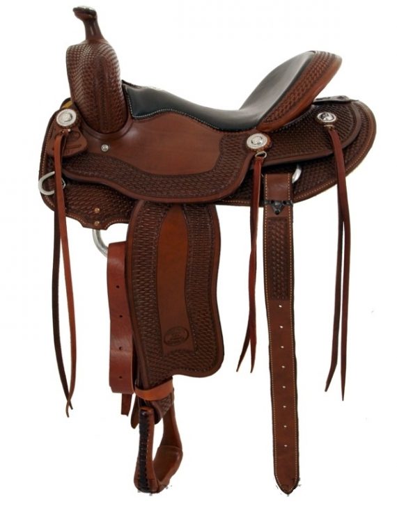 15.5inch_ 16inch Billy Cook Tipton Trail Saddle 1737