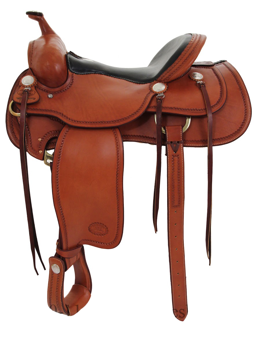 15.5inch_ 16inch Billy Cook Western Trail Saddle 1783