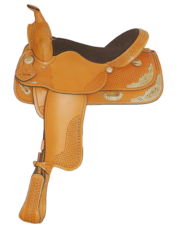 15inch 16inch Big Horn Texas Best Spotted Show Saddle 1360