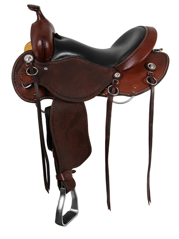 15inch to 17inch Roughout Cashel Trail Saddle_ Reg or Wide Tree