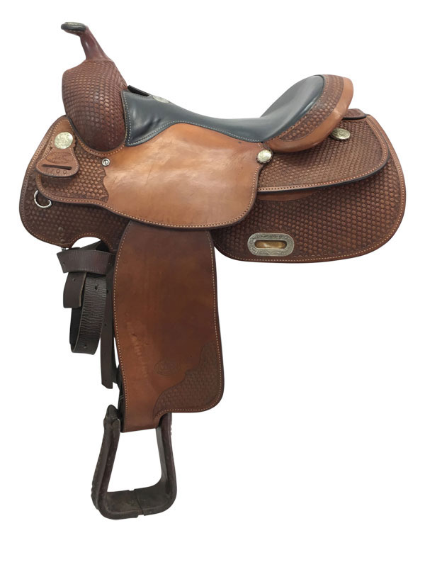 16inch Used Billy Cook Wide Trail Saddle 1700