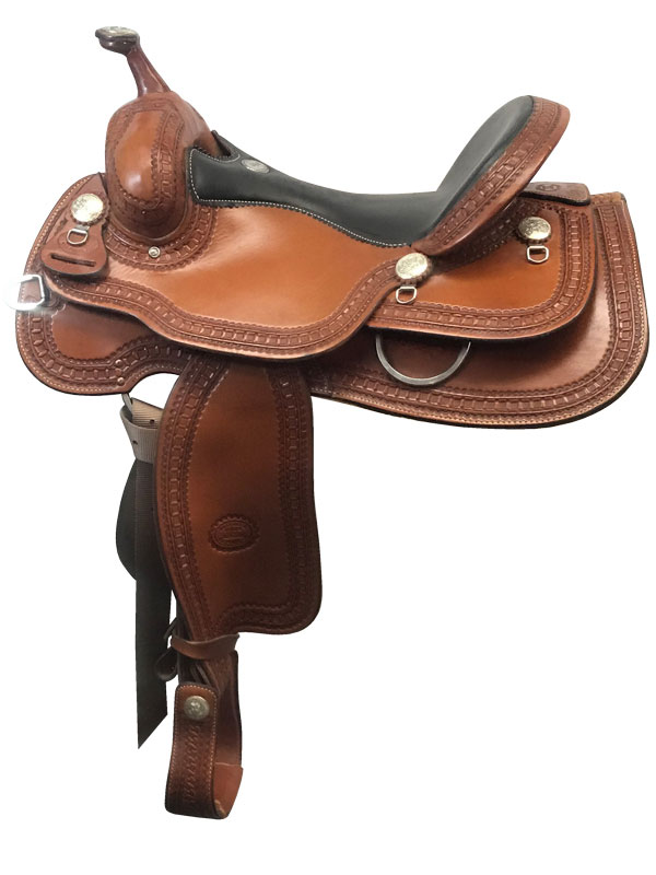 16inch Used Billy Cook Wide Trail Saddle 1777