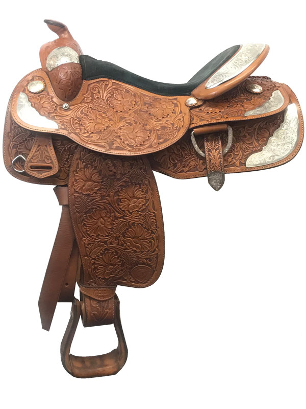 16inch Used Tex Tan Medium Show Saddle
