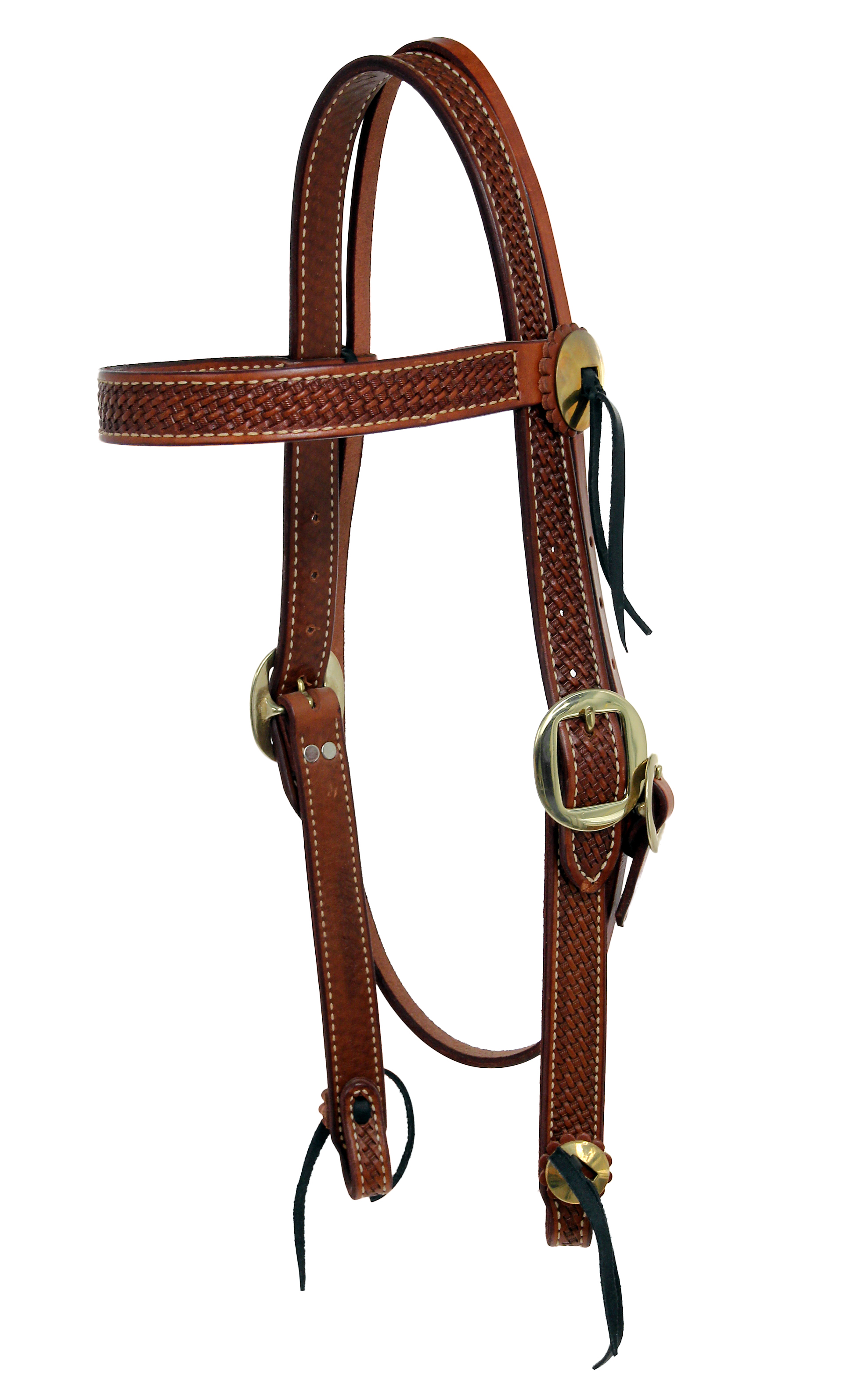 Billy Cook Basketweave Browband Headstall 11-743
