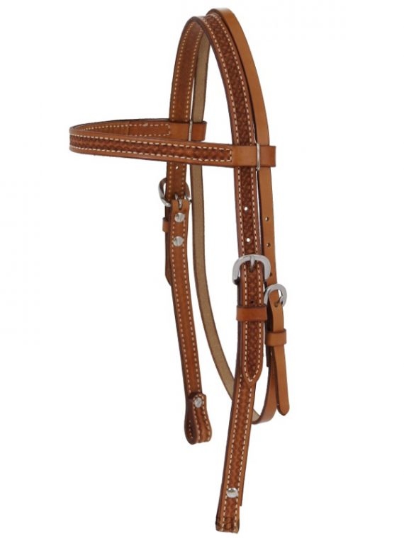 Billy Cook Browband Headstall w/Camo Border 11-804