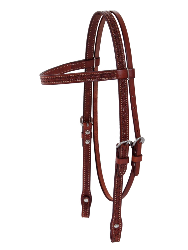Billy Cook Star Tooled Browband Headstall 11-729