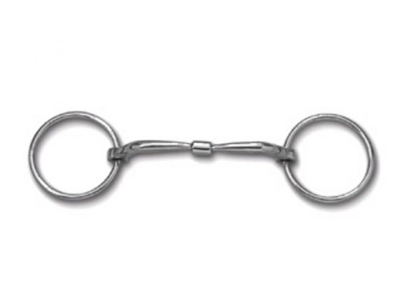 Myler Comfort Snaffle Narrow Barrel Loose Ring Bit Level 1 89-28015