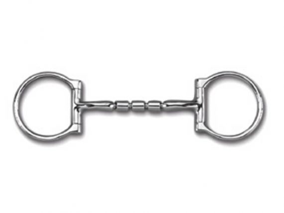 Myler Triple Barrel Mullen Relief Snaffle Level 2 Bit 89-18315