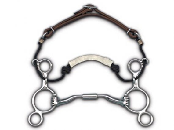Myler 2-ring Combo Bit w/Snaffle Low Port Mouthpiece Level 2 89-33045