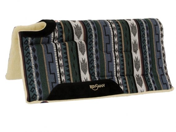 Reinsman Cutback Built Up Square Saddle Pad_ High Withers 32inchL x 32inchD