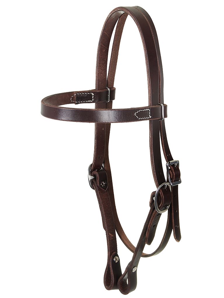 South Bend Saddle Co. Headstall Chocolate 4002