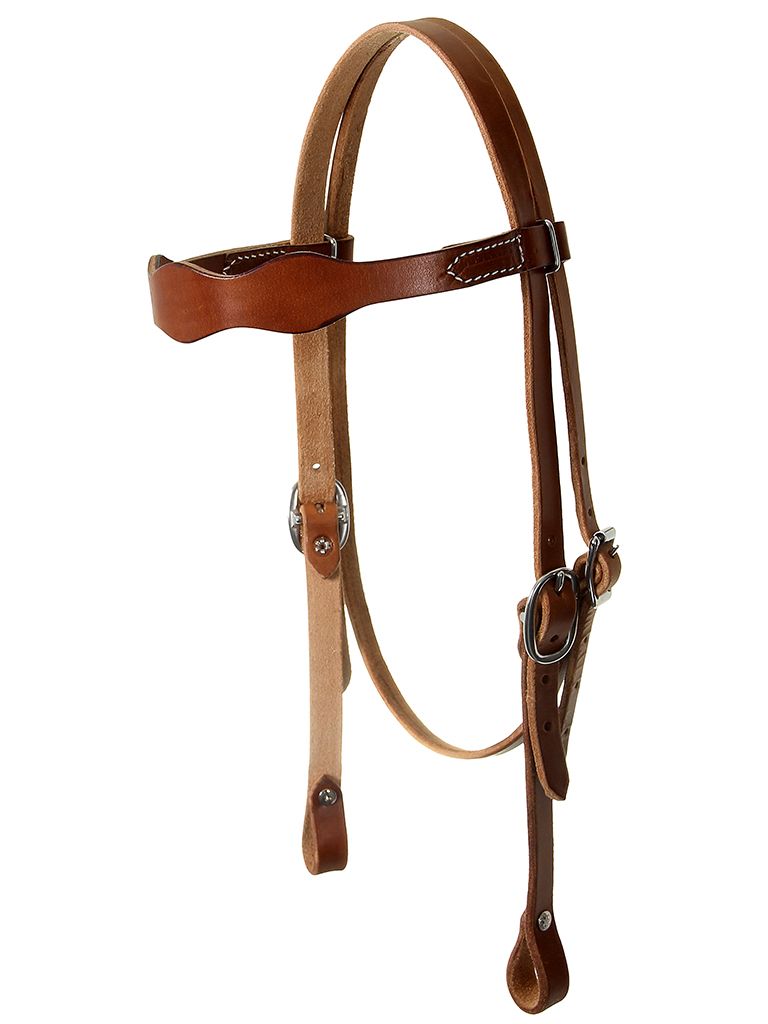 South Bend Saddle Scalloped Headstall 4487